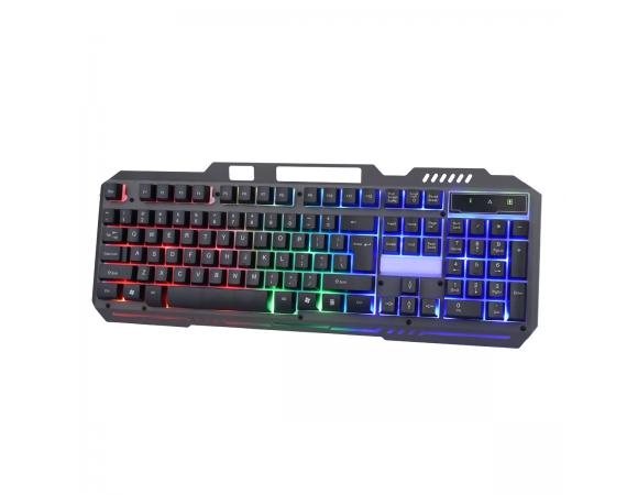 VARR GAMING KEYBOARD MULTIMEDIA METAL LED BLACK