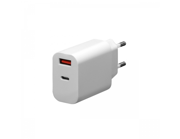 Wall Charger Platinet 30W Type-C PD3.0+USB 2.4A