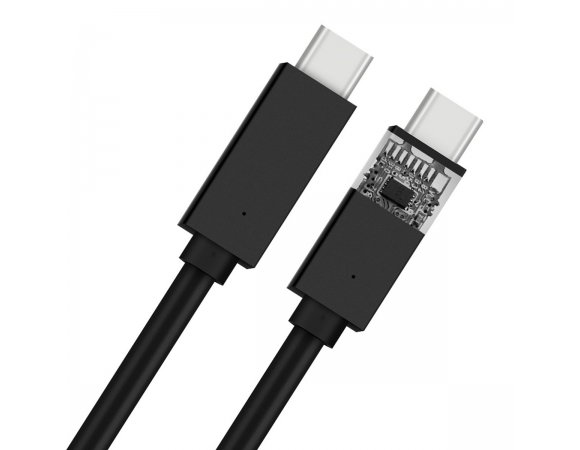 Type-C Cable Platinet Type-C 100W 5A 1m Black