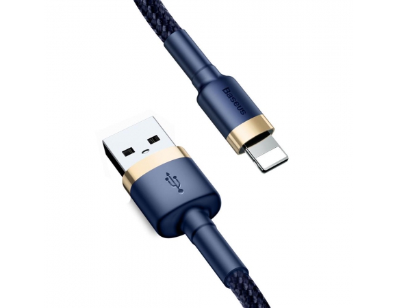 USB Cable Baseus Lightning 2m 1.5A Gold-Blue