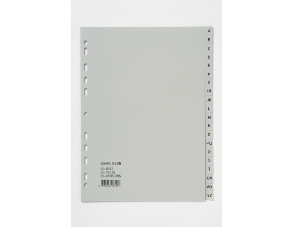 Διαχωριστικά ευρετήρια Bantex 6286