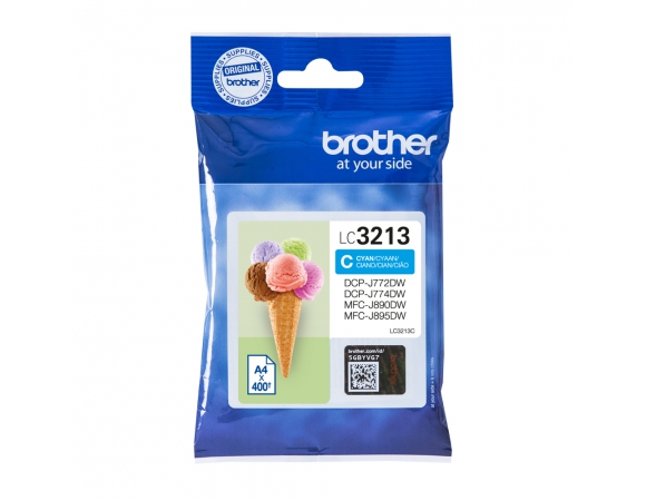 Μελάνι Brother LC-3213C Cyan
