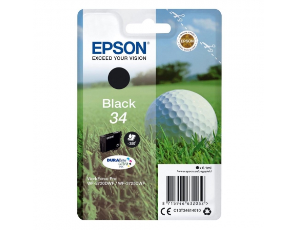 Μελάνι Epson 34 Black (C13T34614010)