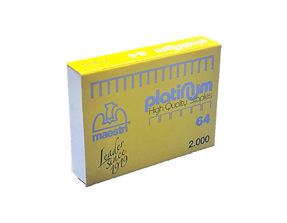Συρραπτικά Σύρματα Maestri No 64 Platinum (2.000 Τεμάχια)