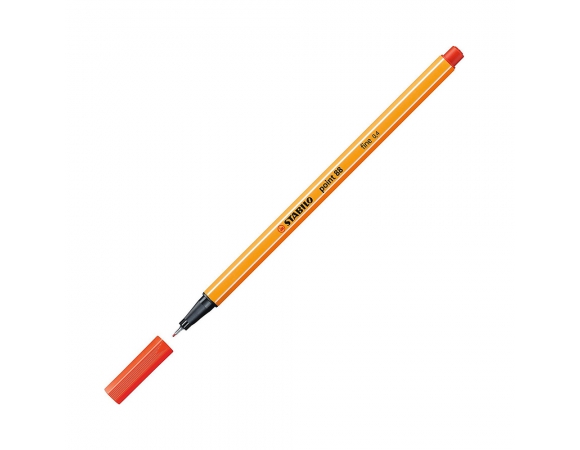 Μαρκαδόρος Stabilo Point 88 0.4 mm Light Red