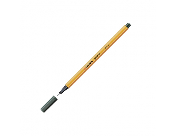 Μαρκαδόρος Stabilo Point 88 0.4 mm Πράσινο Ελιάς