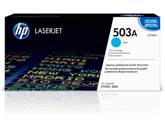 Toner HP 503A Cyan 6K (Q7581A)