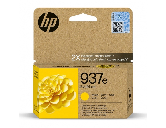 Μελάνι HP 937e Yellow (4S6W8NE)