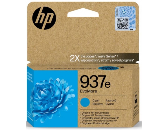 Μελάνι HP 937e Cyan (4S6W6NE)