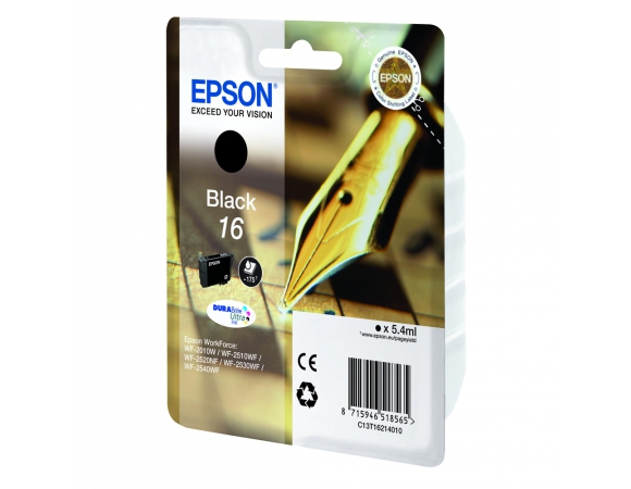 Μελάνι Epson 16 Black (C13T16214012)