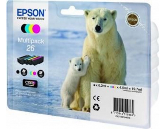Μελάνι Epson 26 Multipack (C13T26164010)