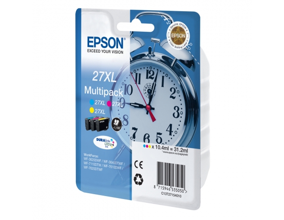 Μελάνι Epson 27XL Multipack 3-color (C13T27154012)