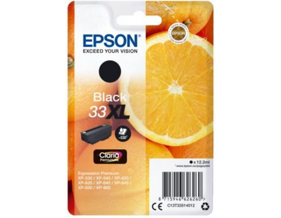 Μελάνι Epson 33XL Black (C13T33514012)