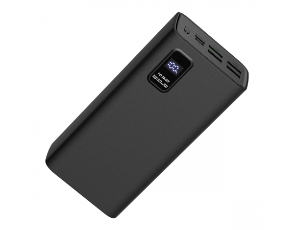 Power Bank Platinet 30000mAh Polymer PD 3.0 QC 3.0 LED Screen Black