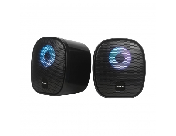 Ηχεία Omega OGG115 Stereo 2.0 6W RGB Black