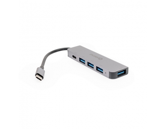 Hub Platinet USB Type-C to USB 3.2 4 Ports + USB-C 100W 5IN1 Aluminium