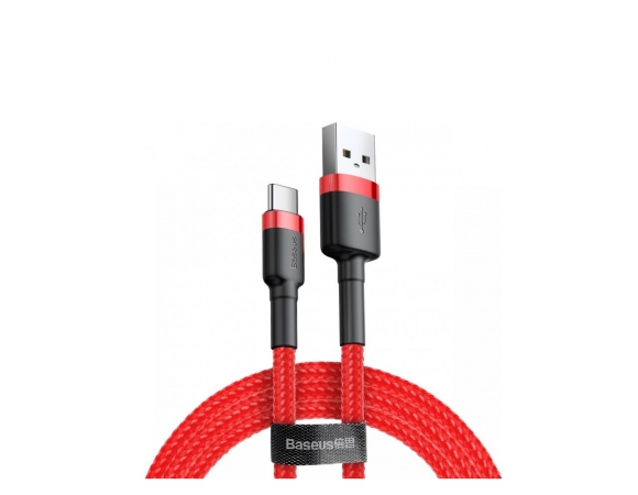 Baseus DATA CABLE USB TO Type-C Red 3Α 1m