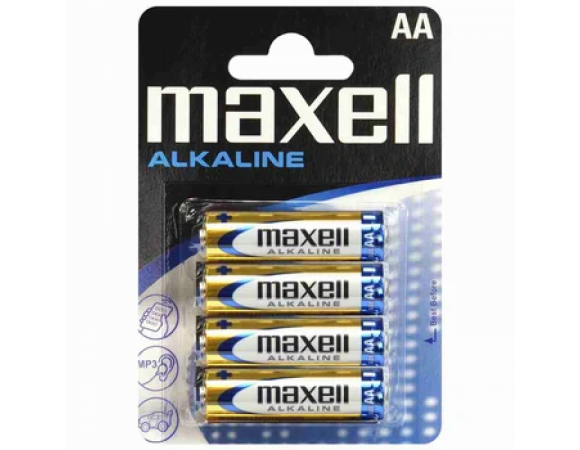 Battery Maxell alkaline LR6 AA 4 pcs