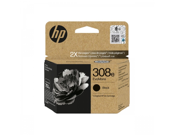 Μελάνι HP 308e EvoMore Black (7FP22UE)