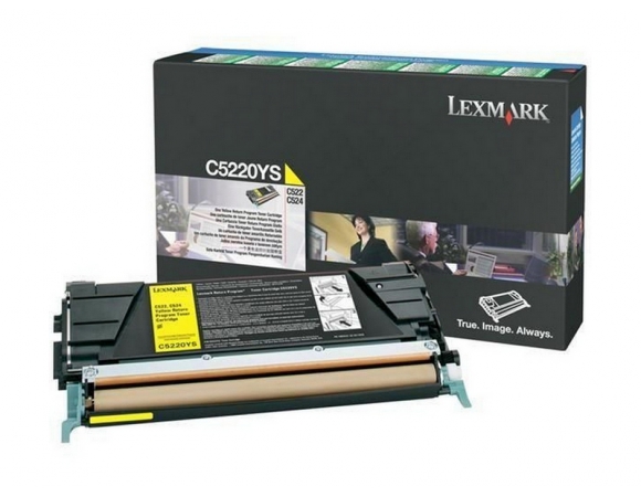 Toner Lexmark Yellow (C5220YS) 3k