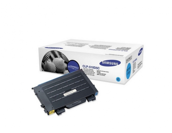 Samsung CLP-510D5C Toner Laser Εκτυπωτή Κυανό High Capacity 5000 Σελίδων (SV345A)