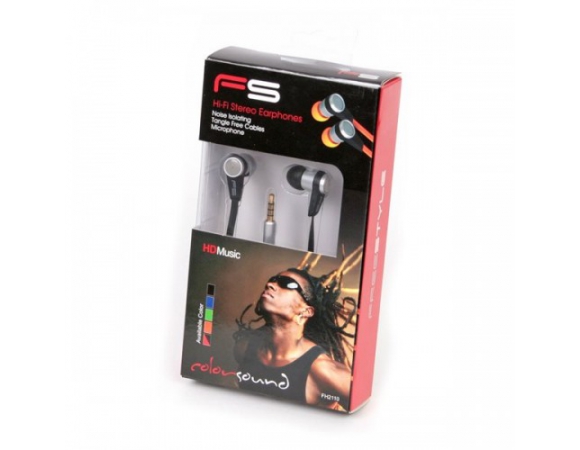 Ακουστικα Freestyle Noise Cancelation Με Μικροφωνο BLACK