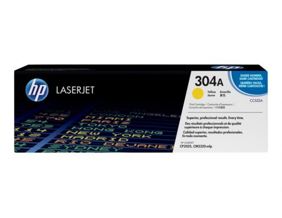 Toner HP 304A Yellow (CC532A) 2.8K