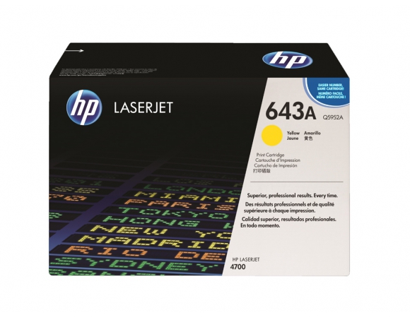 Toner HP 643A Yellow (Q5952A) 10K