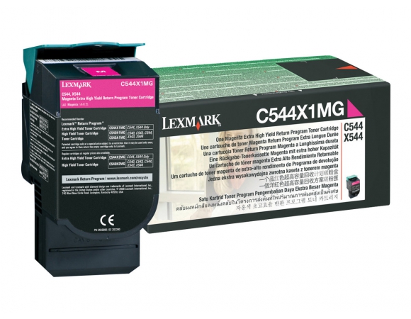 Toner Lexmark Magenta (C544X1M) 4K