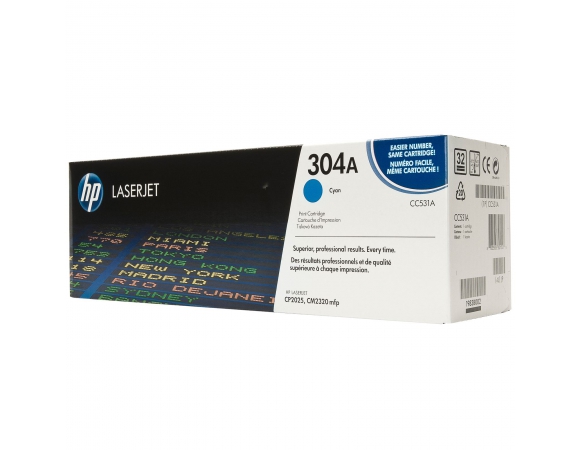 Toner HP LaserJet 304A Cyan (CC531A) 2.8K