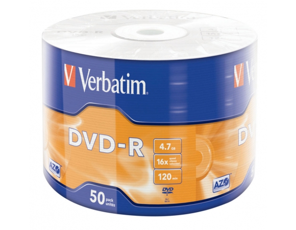 Verbatim DVD-R 16x 4,7GB Spindle 50