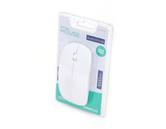 MOUSE OMEGA BLUETOOTH WIRELES WHITE (OM0446W)