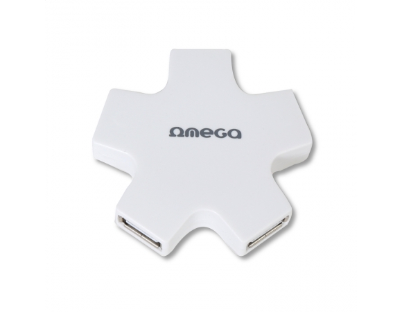 OMEGA USB 2.0 HUB 4 PORT WHITE (OUH24SW)