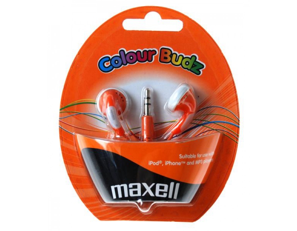 Earphones Maxell Colour Budz Orange