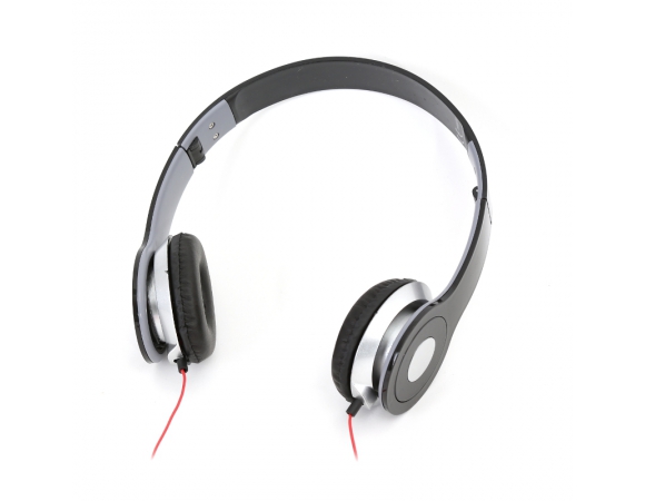 HEADPHONES FREESTYLE HI-FI STEREO FH4007 MIC AUDIOBEAT BLACK [41867]