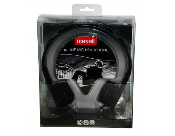 Headphones Maxell & Microphone Black