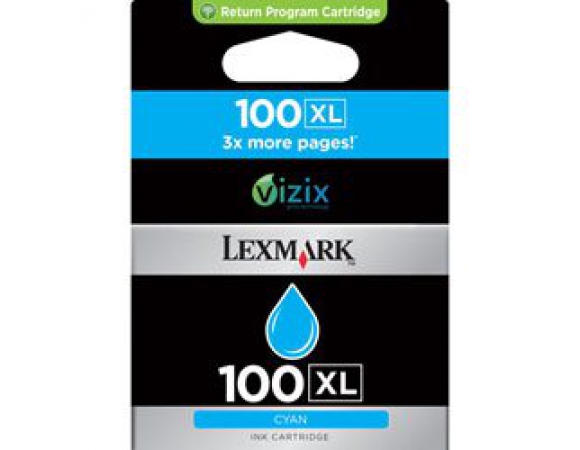 Μελάνι Lexmark No.100 XL Cyan
