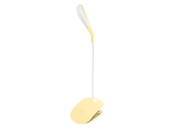 Desk Lamp Platinet 3,5W Flexible With Clip Yellow
