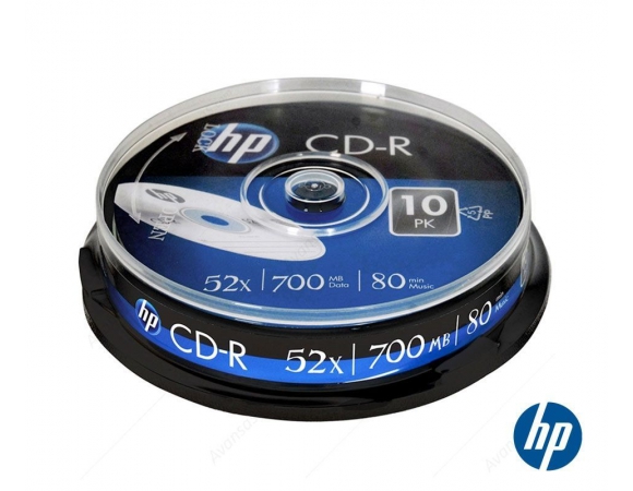 HP CD-R 700MB 52x Pack 10