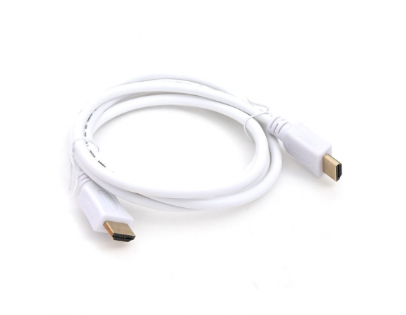 Cable HDMI OMEGA  v.1.4 Black 1,5m bulk White