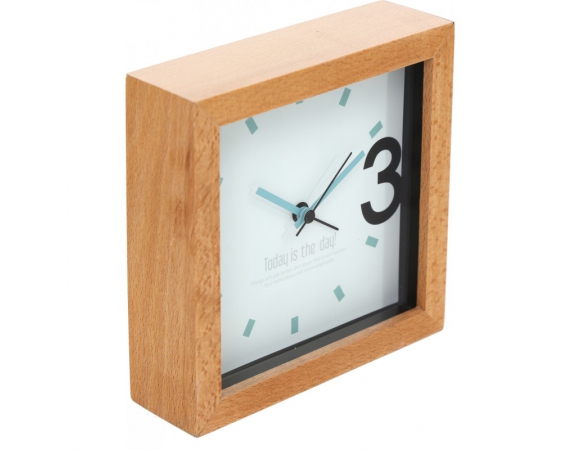 Alarm Clock Platinet Wooden April