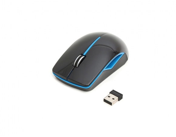 Mouse  Omega  Wireless 2,4 GHz 1200DPI Black/Blue