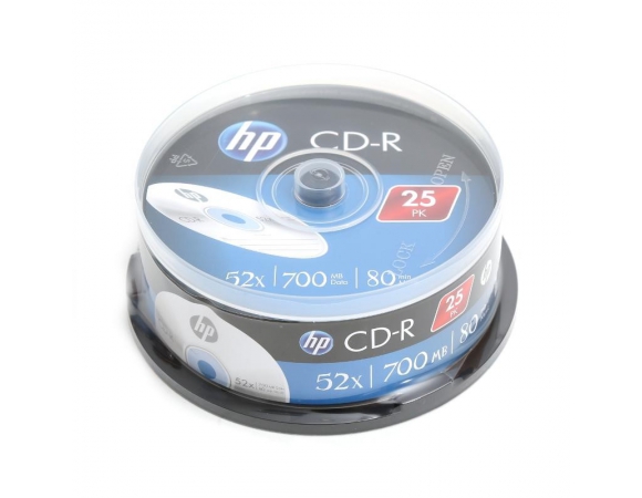 HP CD-R 700MB 52X Pack 25
