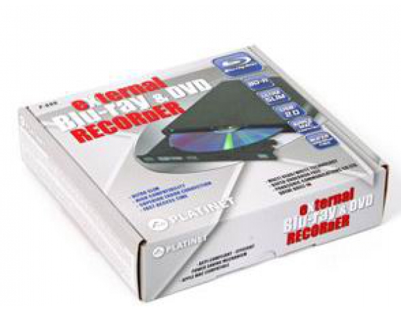 PLATINET BLU-RAY RECORDER 6X SLIM BLACK USB