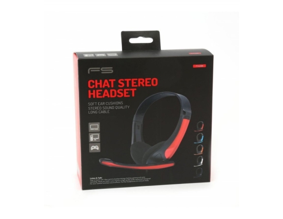 Headset Freestyle Stereo FH4088 Black/Red