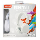 Headphones Maxell 303641 Spectrum with In-Line Microphone - White
