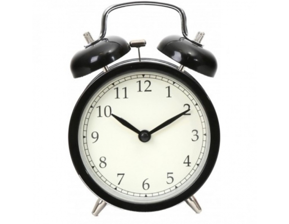 Alarm Clock Platinet March Black