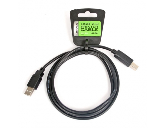 Printer Cable OMEGA USB 2.0 AM-BM 1,5m Bulk