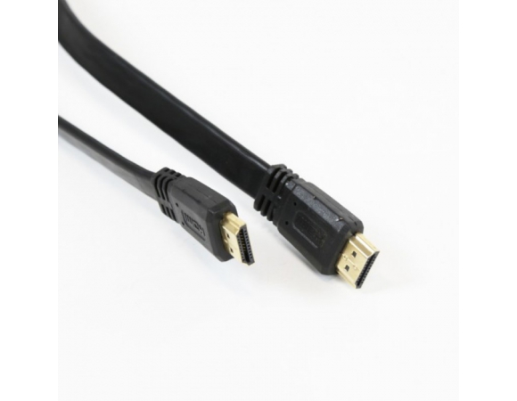 Cable HDMI OMEGA v1.4 Black 3m Flat Blister