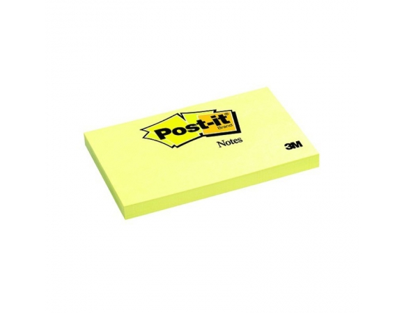 Notes POST-IT Yellow 76mm x 127mm 100 Sheets